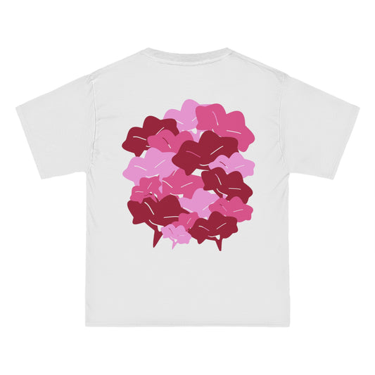 Camo tee shirt “rose”